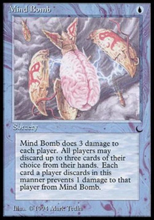 MTG English Mind Bomb NM Normal The Dark - Image 1 of 1