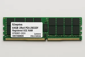 Kingston 64GB 2Rx4 PC4-2933Y registered ECC RAM 8793857-2024 Lenovo SM37A68606 F - Bild 1 von 3