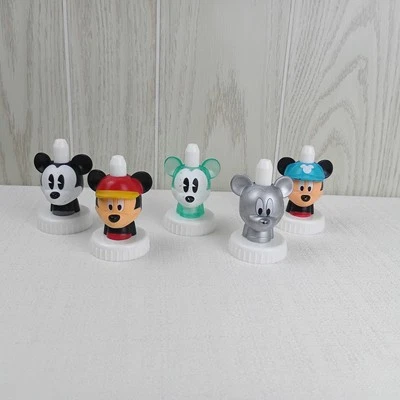 Bueno 2 Toppers de Jugo de Cultivo Disney Mickey Juego de 5 Azul Plata Foto 1 de 4