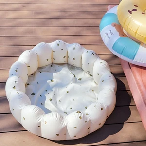 Aufblasbares Schwimmbecken 90Cm PVC Planschbecken Niedlicher Swimmingpool Aufbla - Bild 1 von 12