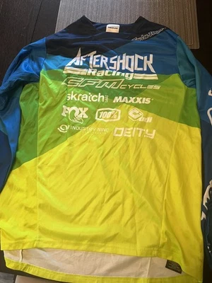 Troy Lee Designs Sprint MTB BMX Race Jersey Blue Adult Medium  - Image 1 of 3