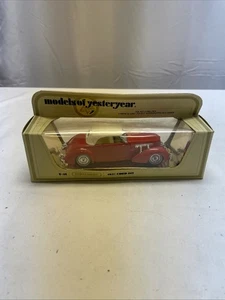 1978 Matchbox Models Of Yesteryear Y-18 1937 Cord 812 England New In Box! - Picture 1 of 2