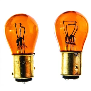 Ampoule de remplacement Camco Automobile Park/Tail/Signal - Pack de 2 Ambre 2057NA - Photo 1/1