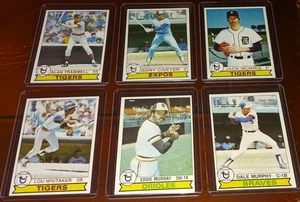 1979 TOPPS EDDIE MURRAY, DALE MURPHY, TRAMMELL CARTER MORRIS WHITAKER *EX+/NrMT* - Foto 1 di 14