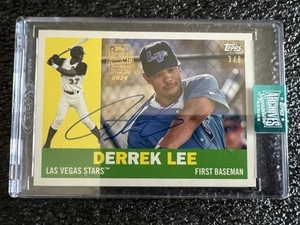 2024 Topps Archives Signature Series 2022 #MILB-9 Derrek Lee Auto Card #/8 - Picture 1 of 5