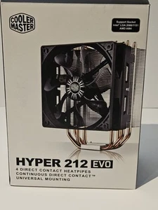 Hyper 212 Evo CPU Cooler (RR-212E-20PK-R2), 120mm PWM Fan, Aluminum Fins - Afbeelding 1 van 3