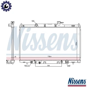 RADIATOR ENGINE COOLING 68606 FOR HONDA CR-V/II/Mk/SUV K24A1 2.4L 4cyl - Picture 1 of 9