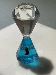 KINDER 3 MINUTEN Flüssigkeit Uhr 5 1/4" SCHWIMMENDER PINGUIN & STERNE funktioniert KOSTENLOSER VERSAND - Bild 1 von 3