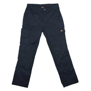 Dickies Navy Cargo Trousers 44 – Workwear Utility – Durable Polyester-Cotton - Picture 1 of 5