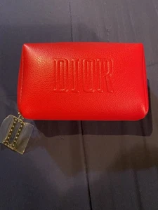 Christian Dior Beautiful Red Makeup/Cosmetic Bag Clutch! Brand New Condition! - Picture 1 of 15