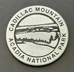 Cadillac Mountain Acadia National Park US Geological Survey Coin Token Benchmark - Picture 1 of 2