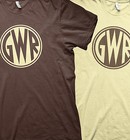 GWR button logo live steam trains model railways t shirt