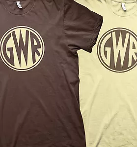 GWR button logo live steam trains model railways t shirt - Picture 1 of 1