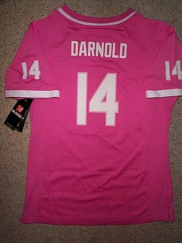 NIKE New York NY Jets SAM DARNOLD nfl PINK Jersey Youth *GIRLS* (L-LG-LARGE-14) Cover