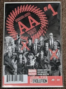Avengers Arena 1 Dynamic Forces (DF) COA signed by Dennis Hopeless 86/100 - Picture 1 of 2