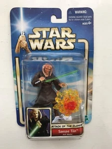 BOXED STAR WARS ATTACK OF THE CLONES SAESEE TIIN HASBRO ACTION FIGURE - Picture 1 of 2