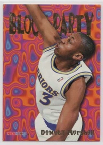 1995 Skybox Donyell Marshall NBA Hoops Block Party No 22 - Picture 1 of 2