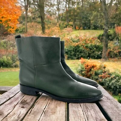 Theysken's Theory лес зеленый кожаный Chelsea ботильоны размер 39 - Изображение 1 из 4