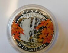 2014 Autumn Falls $20 Fine Silver Coin 1oz pure silver 99%