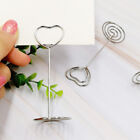 Heart Clip Mini Table Number Holders for Wedding Reception (12pcs)