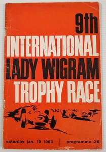 1963 9th International Lady Wigram Trophy Race Program - Motor Racing NZ - Picture 1 of 20