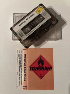 MASSIVE ATTACK - BLUE LINES (RARE TURKISH ISSUE CASSETTE TAPE) - Picture 1 of 5