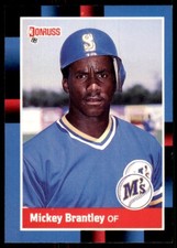 1988 Donruss Mickey Brantley Baseball Cards #610
