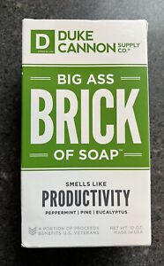 Duke Cannon BIG ASS BRICK OF SOAP For MEN - Peppermint - 10 oz Made In USA NIB