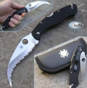 Spyderco Civilian 'Reverse S' 'SpyderEdge' VG-10/G-10 - SS/Black - Made in Japan - Picture 1 of 1