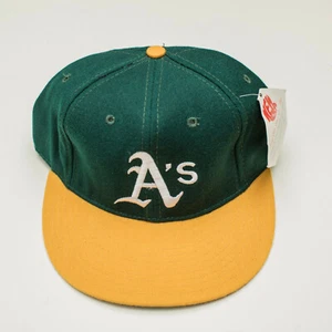 Oakland A's Athletics MLB Fitted 6 3/4 New Era New Vintage Wolle Made in USA Neu mit Etikett - Bild 1 von 4