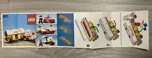 LEGO vintage Shell Fuel Pumper Item 671-1 (Instructions Entry) NO PARTS - Bild 1 von 2