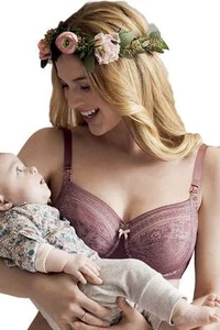 Anita Maternity Underwired Full Figure Nursing Bra 5053 Berry - Picture 1 of 2
