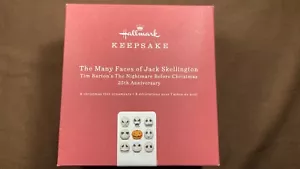 Hallmark Andenken Weihnachten Porzellan Ornament viele Gesichter von Jack Skellington - Bild 1 von 3