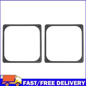 2pcs 120x120mm Anti Vibration Silicone Rubber Fan for PC Computer Case Fan - Afbeelding 1 van 12