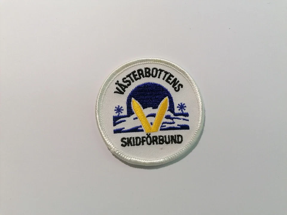 Västerbottens Skidförbund - reg.Sweden embroidered patch - Image 1 of 2