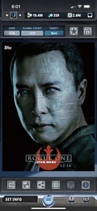 Topps Star Wars Digital Card Trader Rogue One Chirrut Imwe Poster Insert - Bild 1 von 1