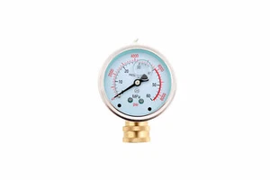8000 PSI Pressure Power Washer Gauge with 3/8" Quick Connect Coupler Fitting - Picture 1 of 5