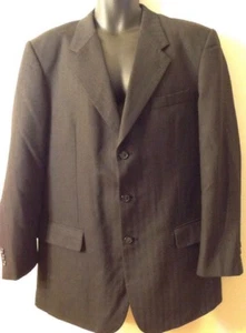 Men’s 40L Manicci Blue Wool Blazer - Picture 1 of 12