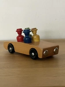 Antonio Vitali Vintage Wooden Toy Car - Picture 1 of 6