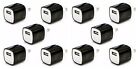 10x 1A  Black USB Wall Charger Plug Power Adapter FOR iPod Class Nano Touch  BLK