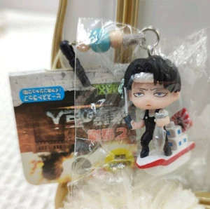 Attack On Titan Levi Ackerman Earphone Jack Hokkaido Figure Strap Kodansha Japan - Picture 1 of 13