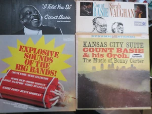 33RPM 4 Count Basie LPs, Told You So, Explosive, KC Suite, Sarah Vaughan E- ish - Picture 1 of 12