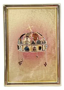 Small Picture Mitre Hat Miter Religious Crown Icon Catholic Calvinist 4.75”x 5.5 - Picture 1 of 6