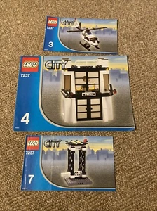 LEGO CITY: Police Station (7237) Instruction Manuals 3, 4, And 7 Only - Picture 1 of 2