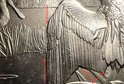 2014 P Florida Quarter-(ATB)-"Feeder Finger Scrape Mint Error"-AU-Beauty - Image 1 of 4