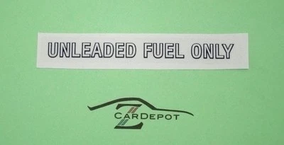 Datsun 280Z 280ZX 1975-83 Unleaded Fuel Only Body Decal Sticker NEW 560 - Image 1 of 2