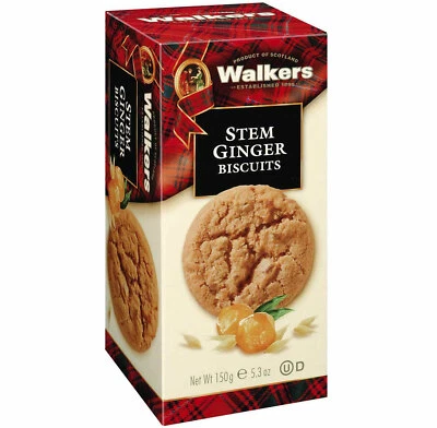 WALKERS COOKIES GINGER BISCUITS 150g - Image 1 of 3
