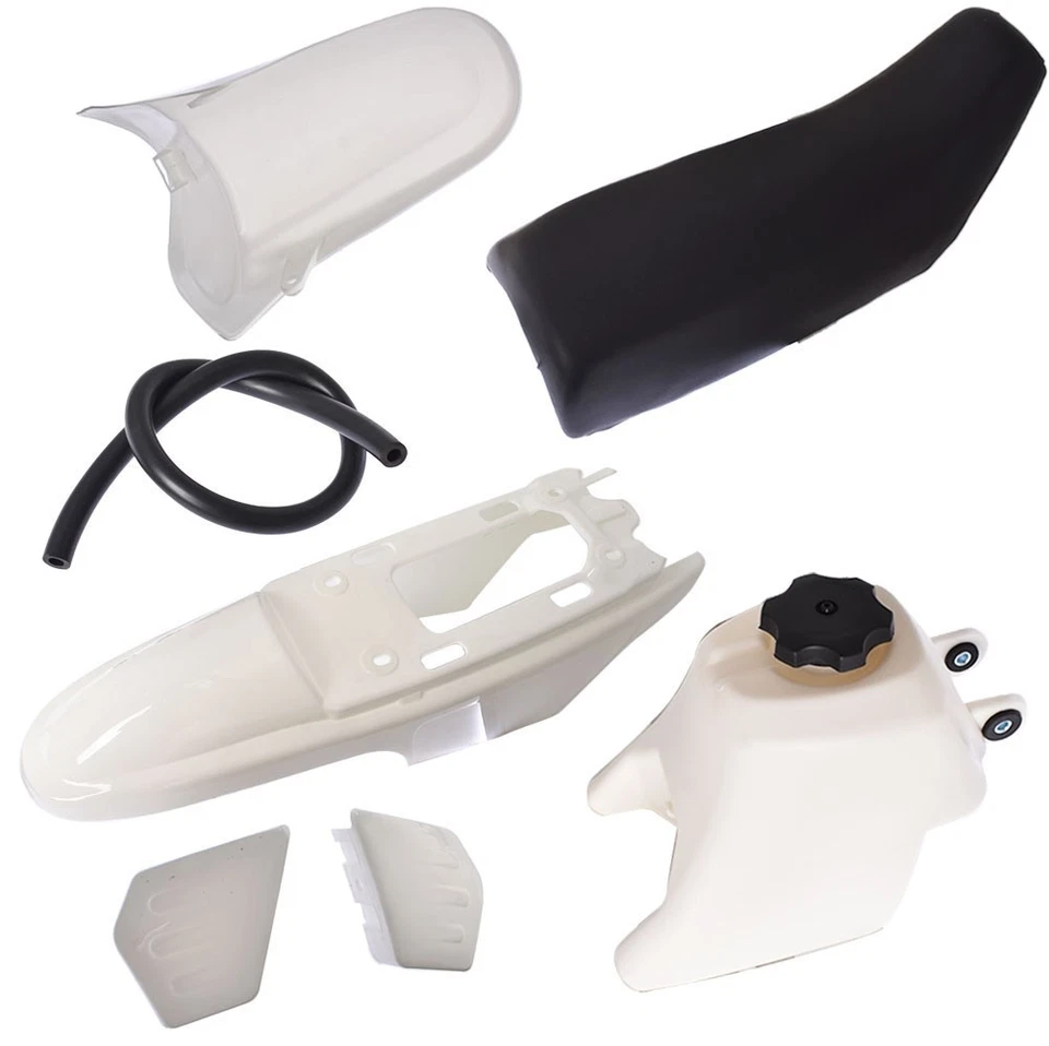 Plastic Fender Body Seat Gas Tank Kit New For Yamaha PW50 PY50 PW 50 50cc White - Image 1 of 4