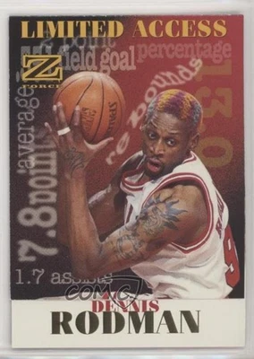 Skybox Z-Force 1997-98 acceso limitado Dennis Rodman #9LA HOF Foto 1 de 2