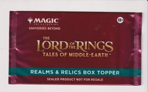 MTG LORD OF THE RINGS TALES OF MIDDLE-EARTH BOX TOPPER SEALED PACK - Picture 1 of 1